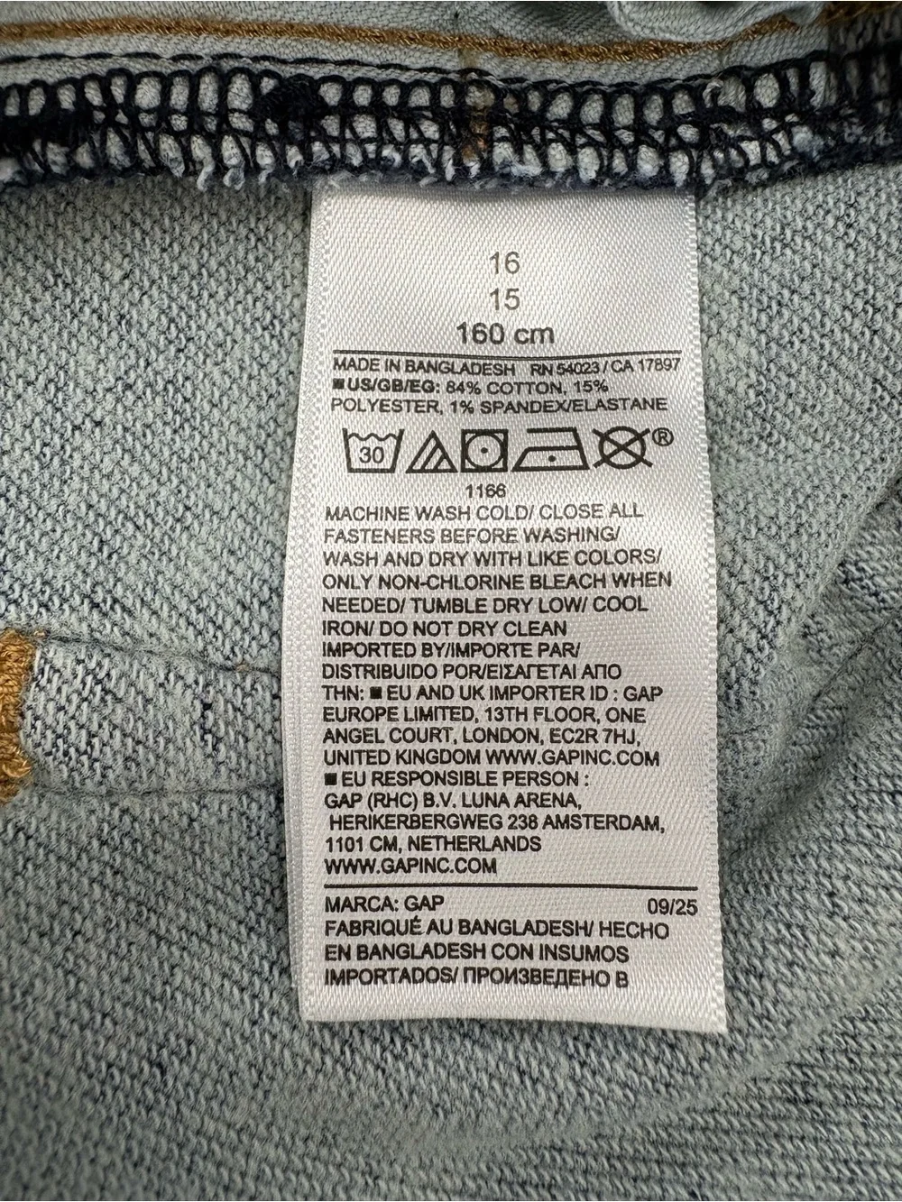 GAP wide leg ankle sweatpant jean